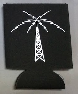 radio tower koozie