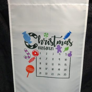 Christmas Countdown with candy calendar